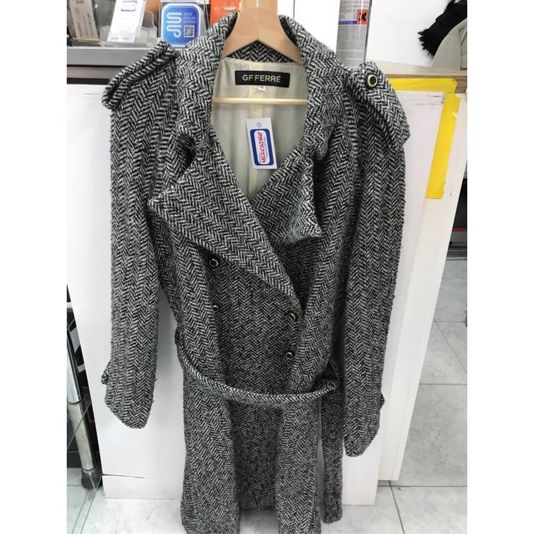 4828503 Cappotto donna gferre' spina di